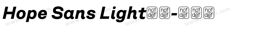 Hope Sans Light字体字体转换 Hope Sans Light字体字体转换